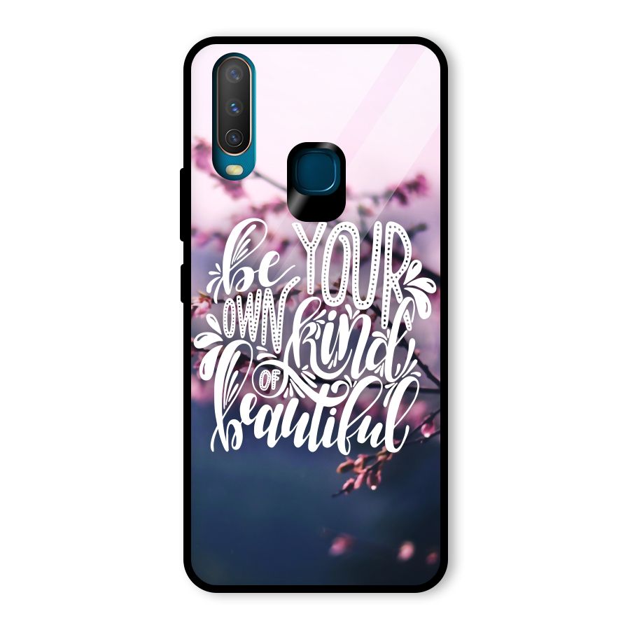 Own Kind of Beautiful Glass Back Case for Vivo Y17