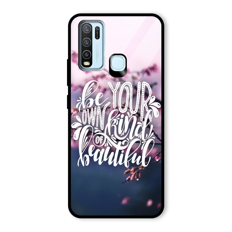 Own Kind of Beautiful Glass Back Case for Vivo Y50