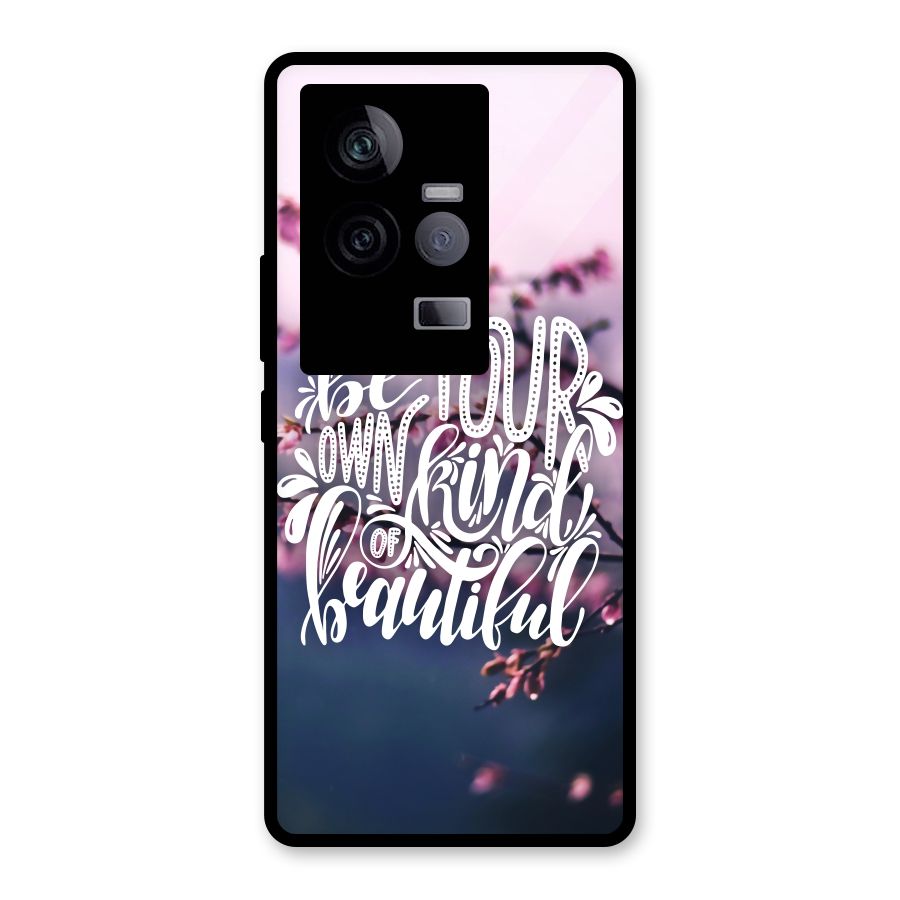 Own Kind of Beautiful Glass Back Case for Vivo iQOO 11 5G