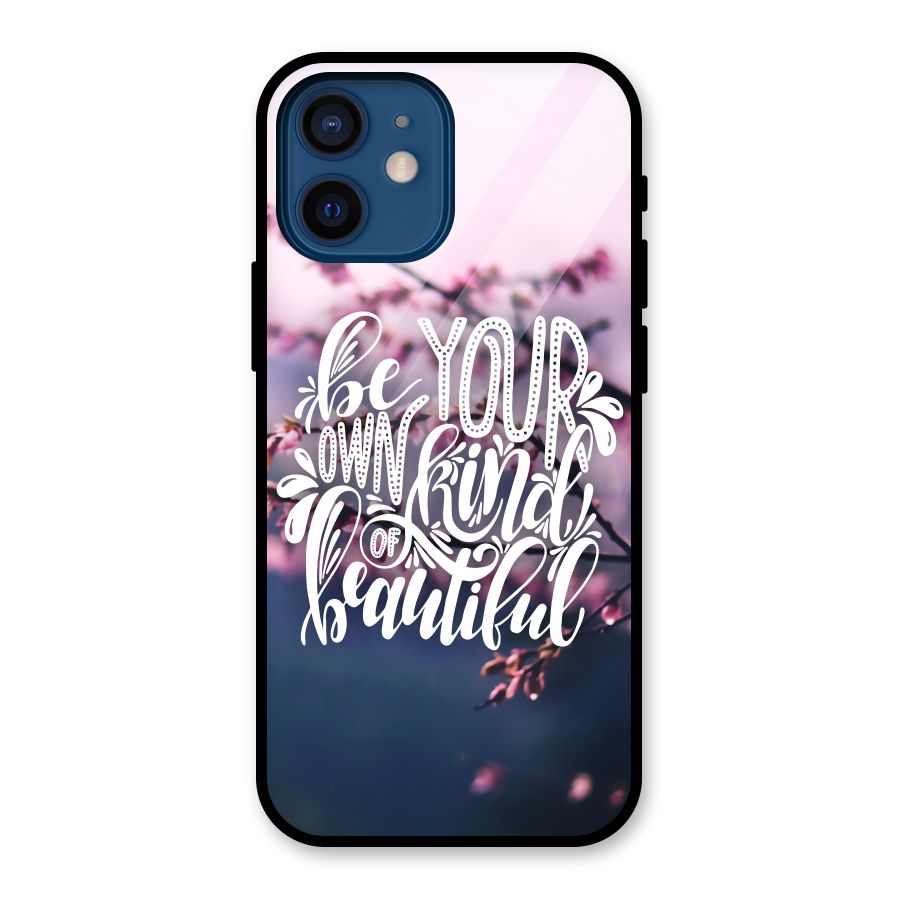Own Kind of Beautiful Glass Back Case for iPhone 12 Mini