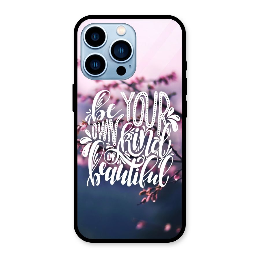 Own Kind of Beautiful Glass Back Case for iPhone 13 Pro