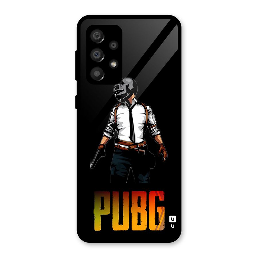 PUBG Game Art Glass Back Case for Galaxy A32