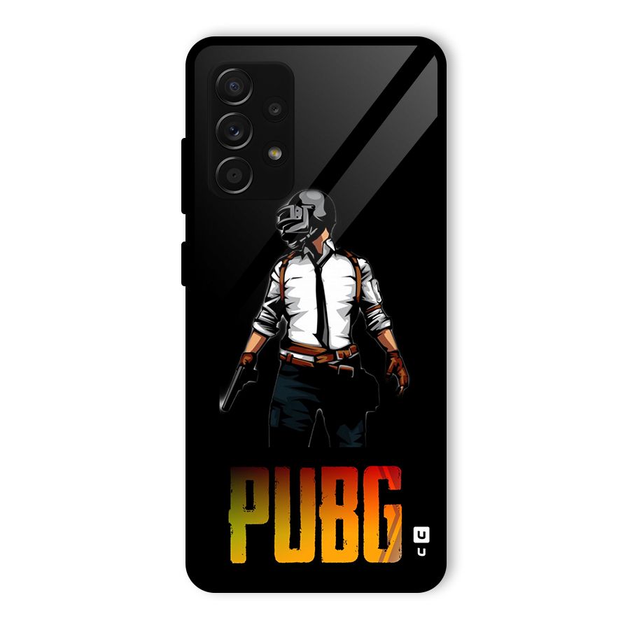 PUBG Game Art Glass Back Case for Galaxy A53 5G