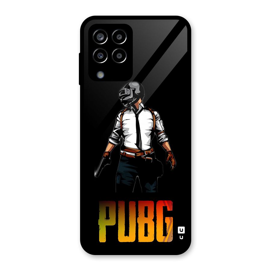PUBG Game Art Glass Back Case for Galaxy M33