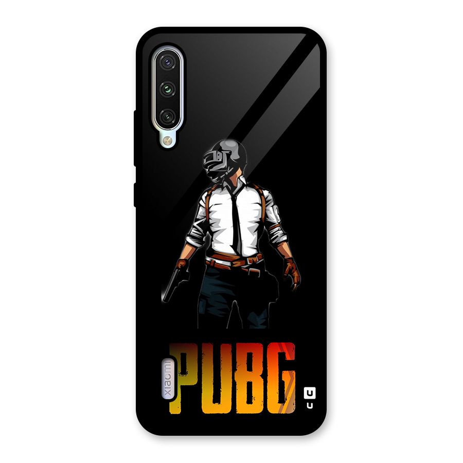 PUBG Game Art Glass Back Case for Mi A3
