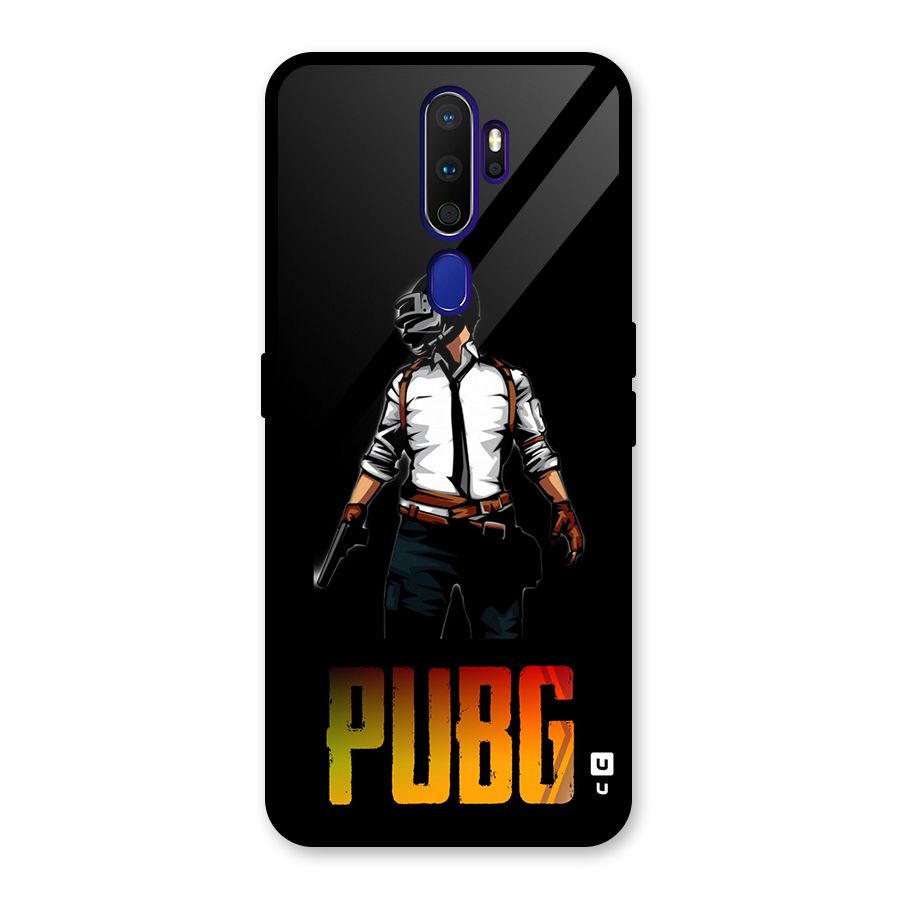 PUBG Game Art Glass Back Case for Oppo A9 (2020)