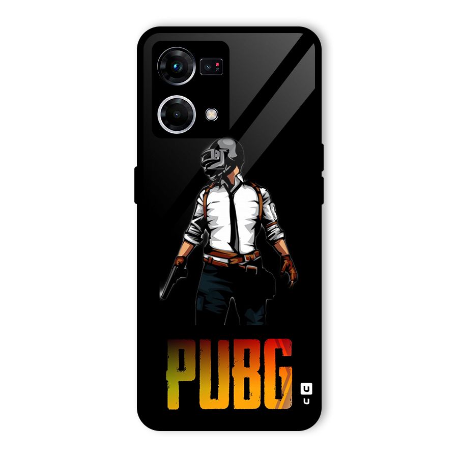 PUBG Game Art Glass Back Case for Oppo F21 Pro 5G