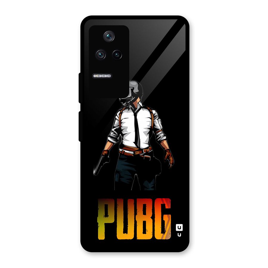 PUBG Game Art Glass Back Case for Poco F4 5G