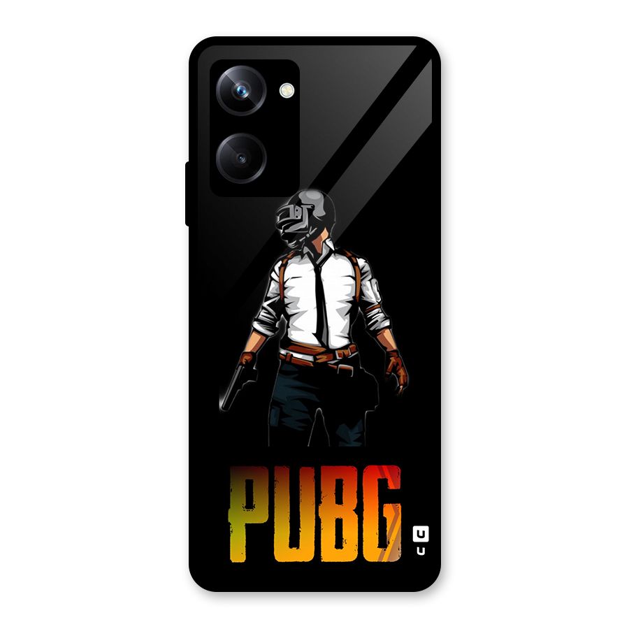 PUBG Game Art Glass Back Case for Realme 10 Pro