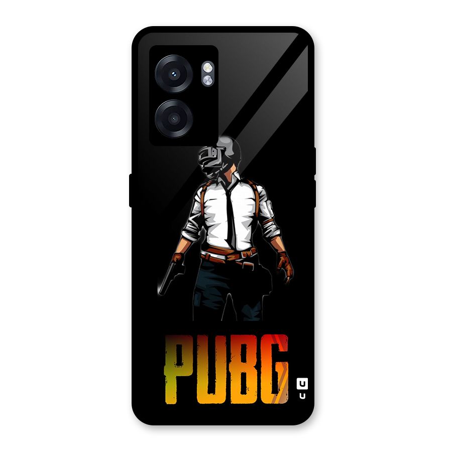 PUBG Game Art Glass Back Case for Realme Narzo 50 5G