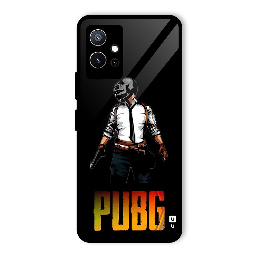 PUBG Game Art Glass Back Case for Vivo T1 5G