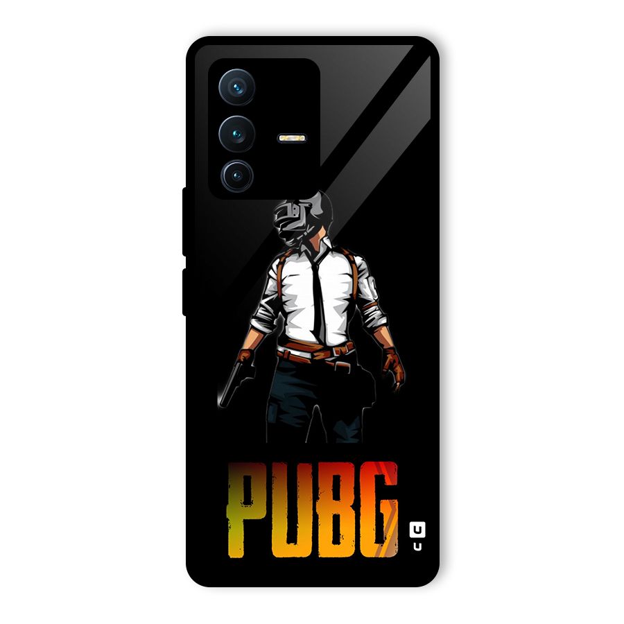 PUBG Game Art Glass Back Case for Vivo V23 Pro