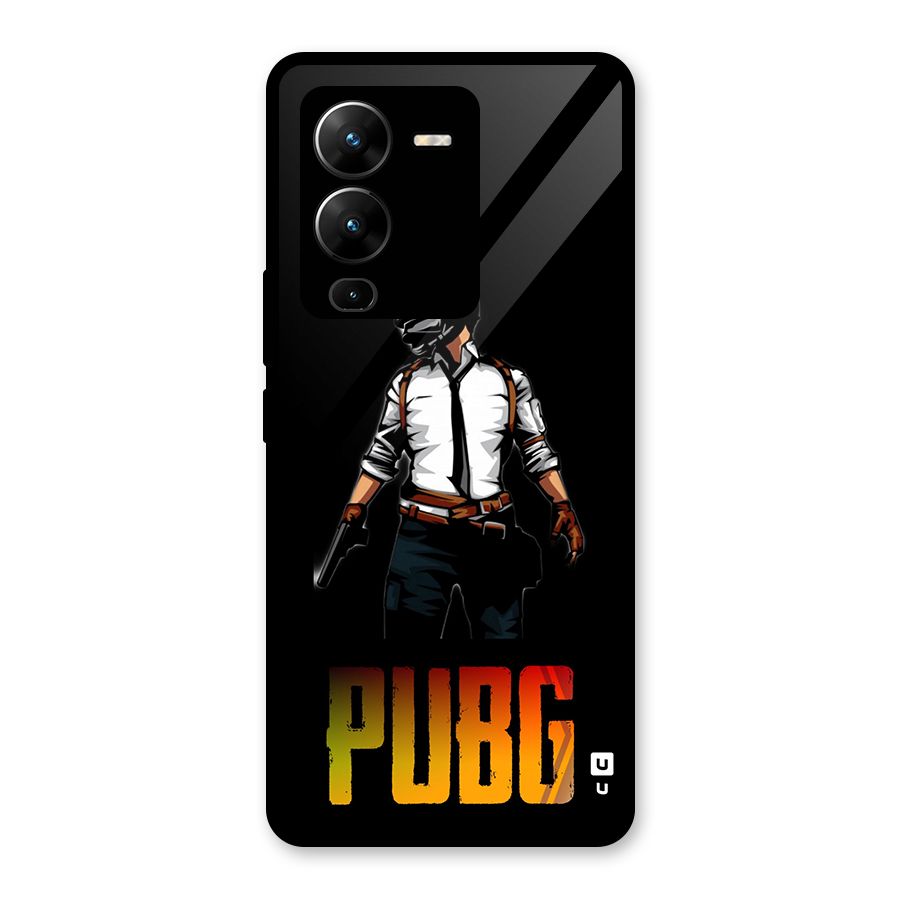 PUBG Game Art Glass Back Case for Vivo V25 Pro