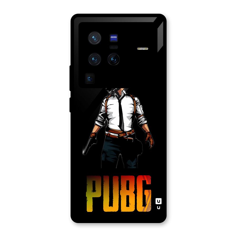 PUBG Game Art Glass Back Case for Vivo X80 Pro