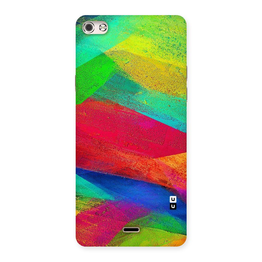 Paint Art Pattern Back Case for Micromax Canvas Silver 5