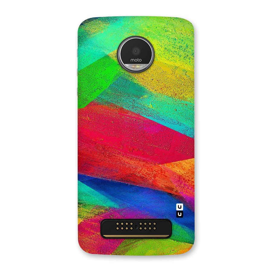 Paint Art Pattern Back Case for Moto Z Play
