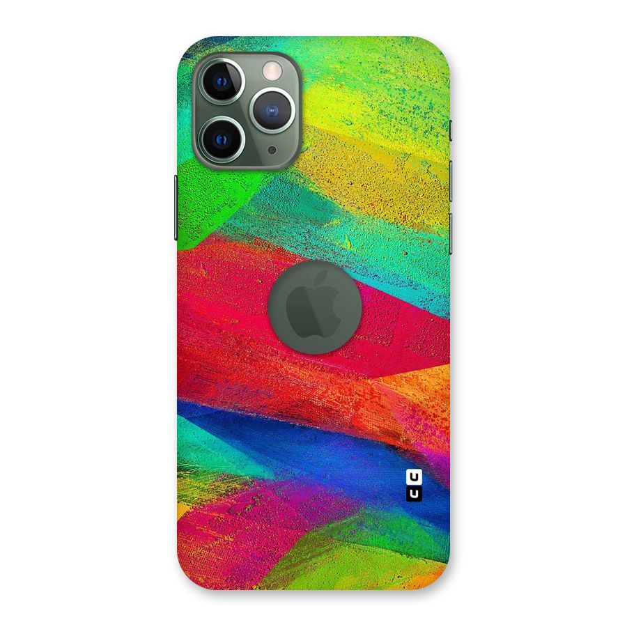 Paint Art Pattern Back Case for iPhone 11 Pro Logo  Cut