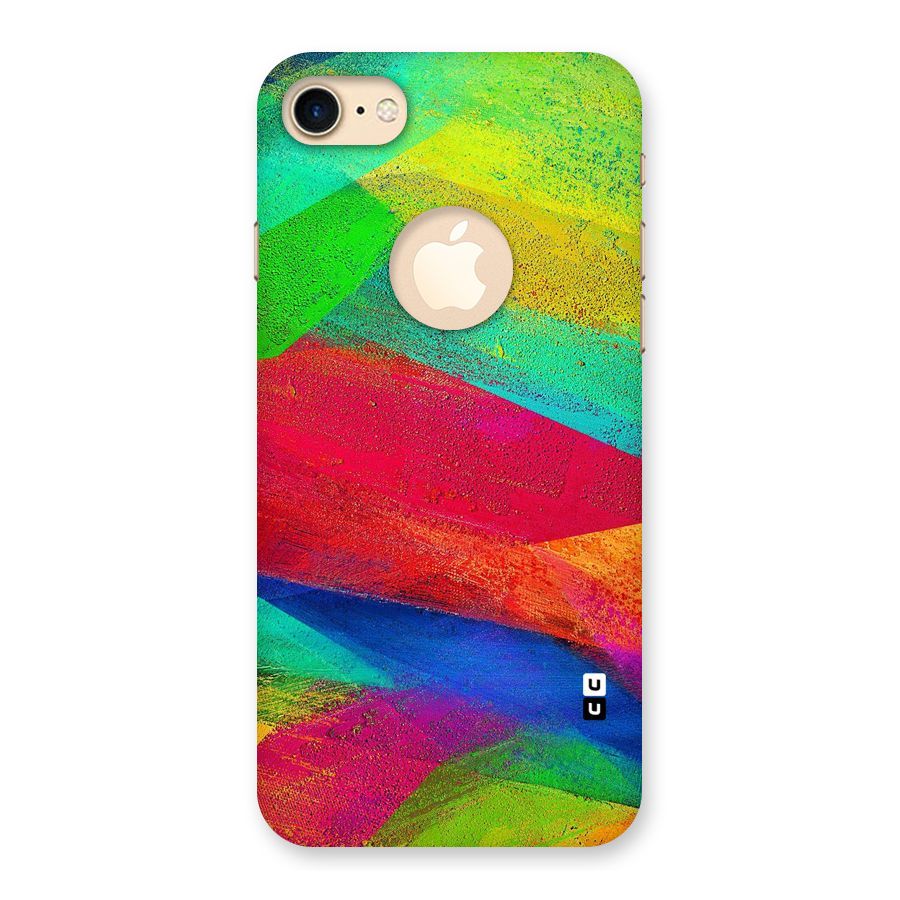 Paint Art Pattern Back Case for iPhone 7 Logo Cut