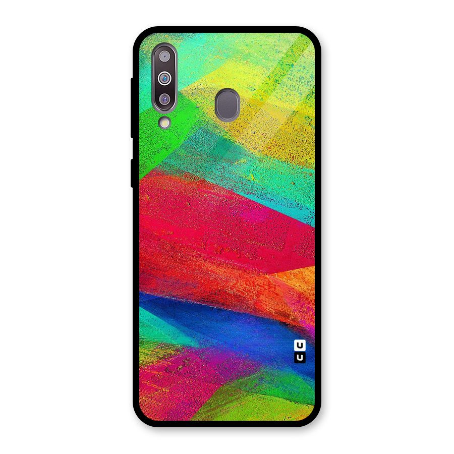 Paint Art Pattern Glass Back Case for Galaxy M30