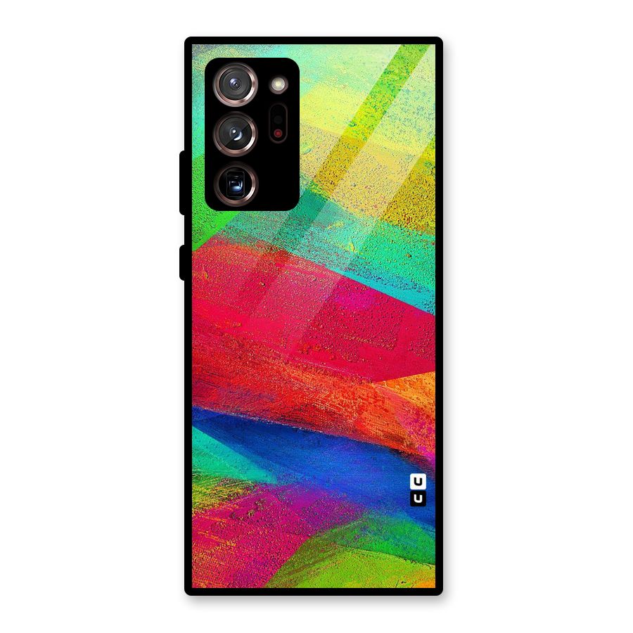 Paint Art Pattern Glass Back Case for Galaxy Note 20 Ultra