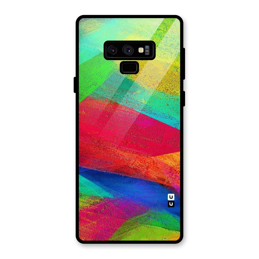 Paint Art Pattern Glass Back Case for Galaxy Note 9