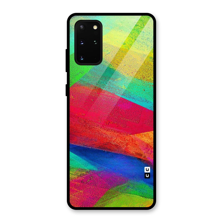 Paint Art Pattern Glass Back Case for Galaxy S20 Plus