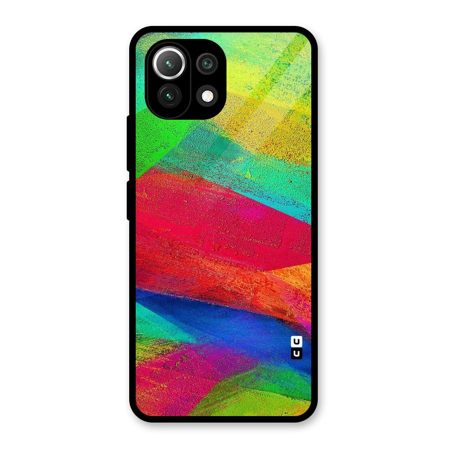 Paint Art Pattern Glass Back Case for Mi 11 Lite
