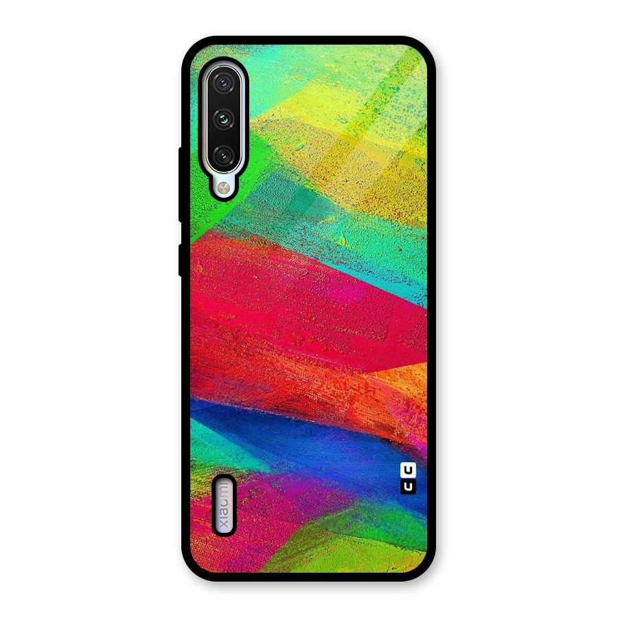 Paint Art Pattern Glass Back Case for Mi A3