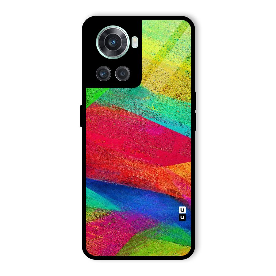Paint Art Pattern Glass Back Case for OnePlus 10R