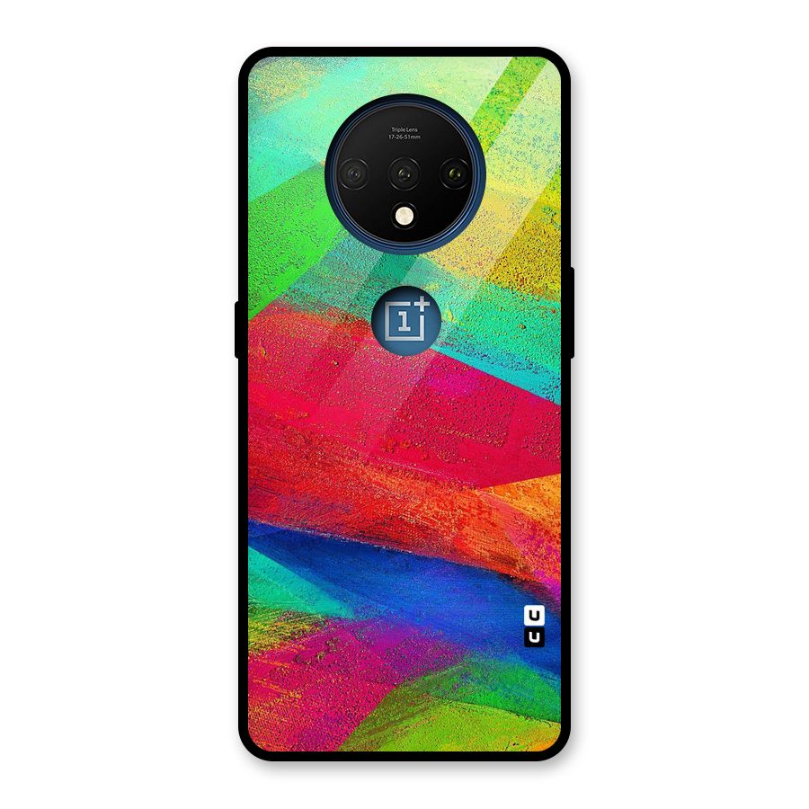 Paint Art Pattern Glass Back Case for OnePlus 7T