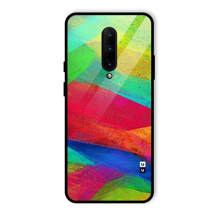 Paint Art Pattern Glass Back Case for OnePlus 7 Pro