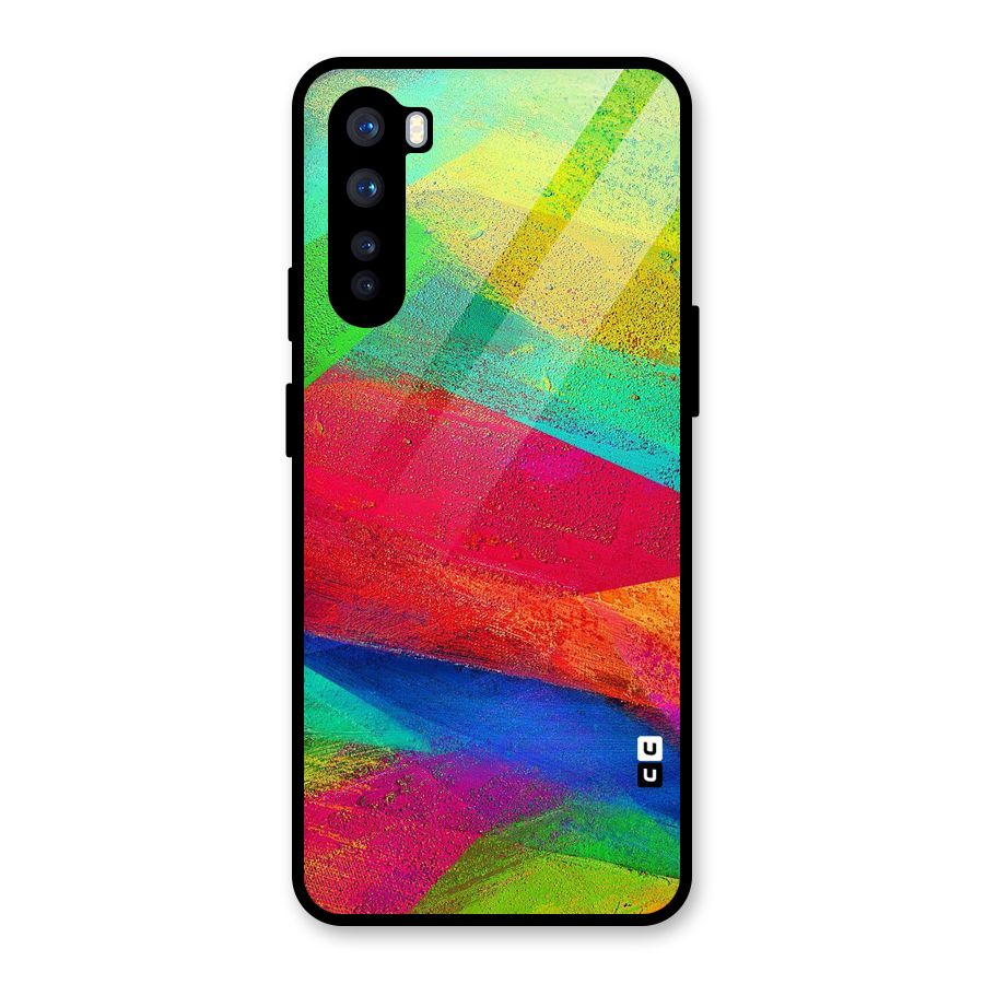 Paint Art Pattern Glass Back Case for OnePlus Nord