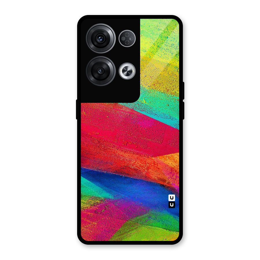 Paint Art Pattern Glass Back Case for Oppo Reno8 Pro 5G