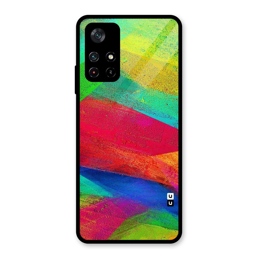 Paint Art Pattern Glass Back Case for Poco M4 Pro 5G