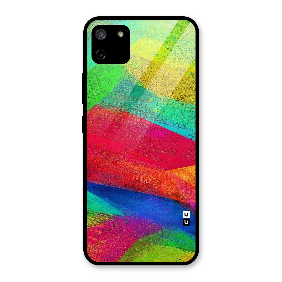 Paint Art Pattern Glass Back Case for Realme C11