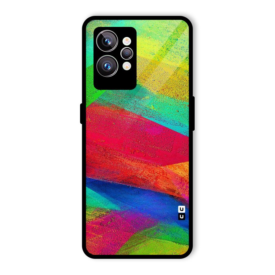 Paint Art Pattern Glass Back Case for Realme GT2 Pro