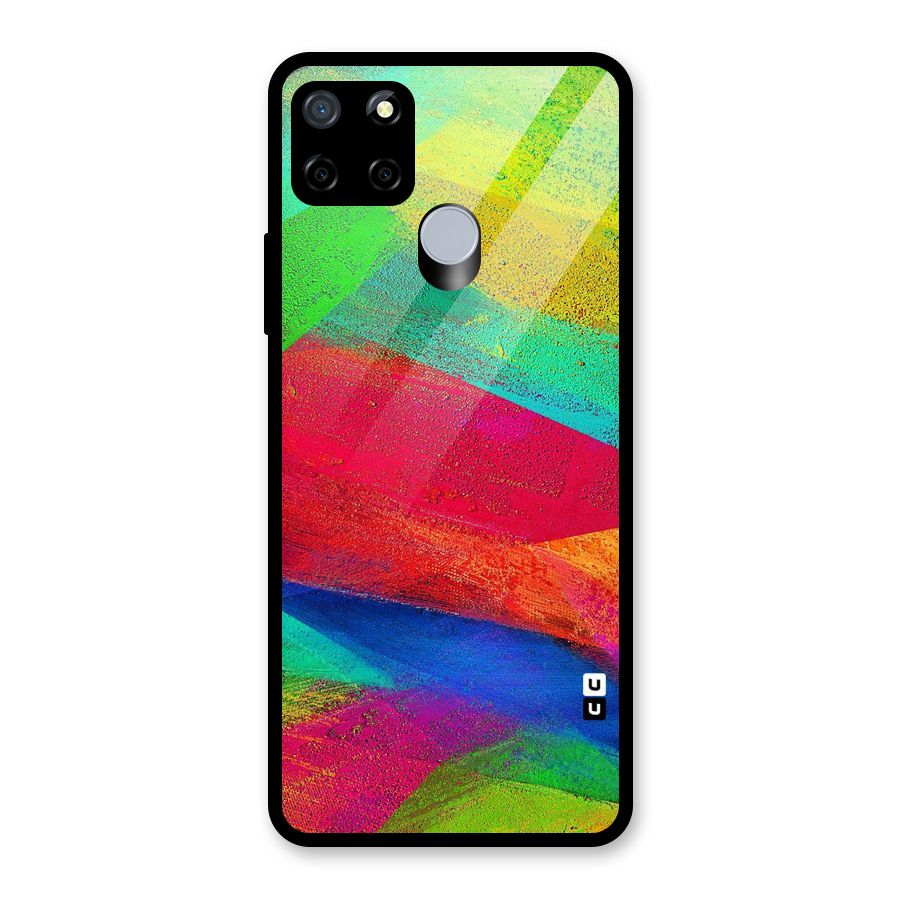 Paint Art Pattern Glass Back Case for Realme Narzo 20