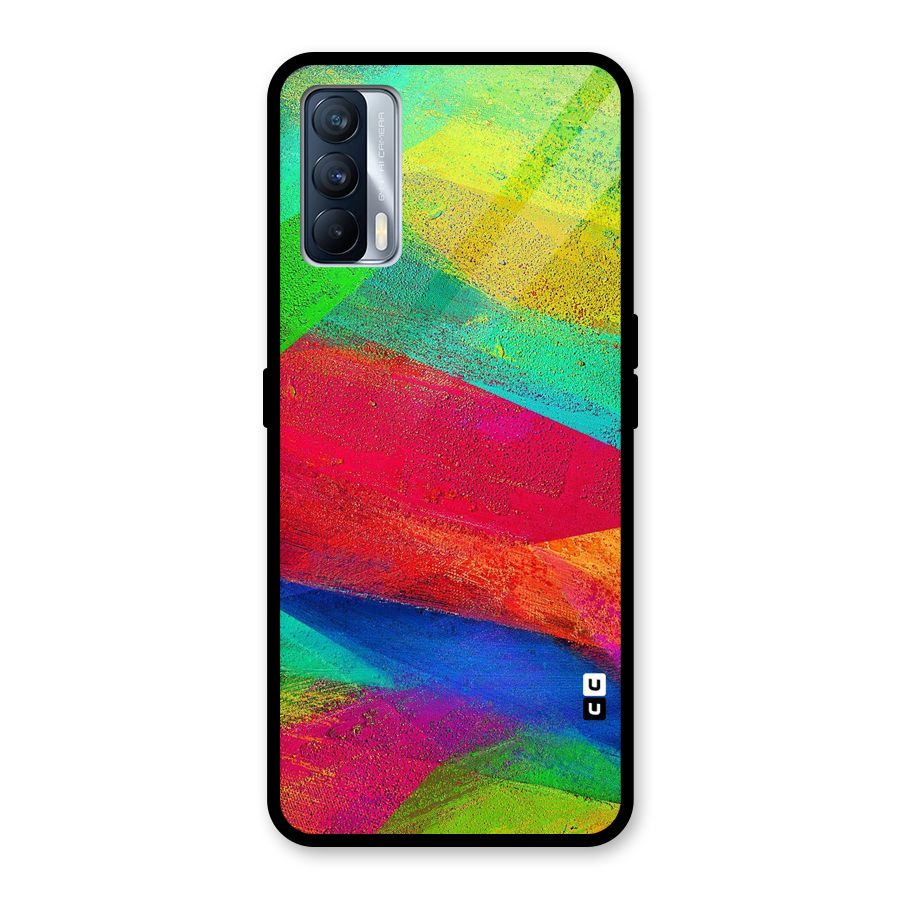 Paint Art Pattern Glass Back Case for Realme X7