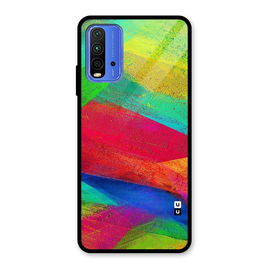 Paint Art Pattern Glass Back Case for Redmi 9 Power