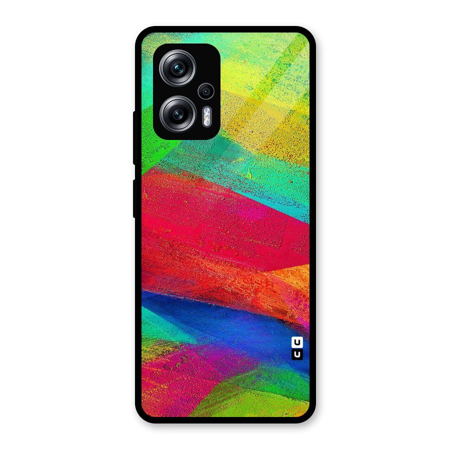 Paint Art Pattern Glass Back Case for Redmi K50i