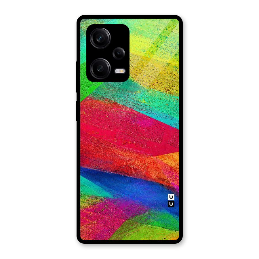 Paint Art Pattern Glass Back Case for Redmi Note 12 Pro