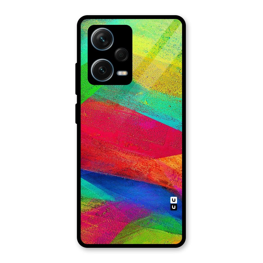 Paint Art Pattern Glass Back Case for Redmi Note 12 Pro Plus 5G