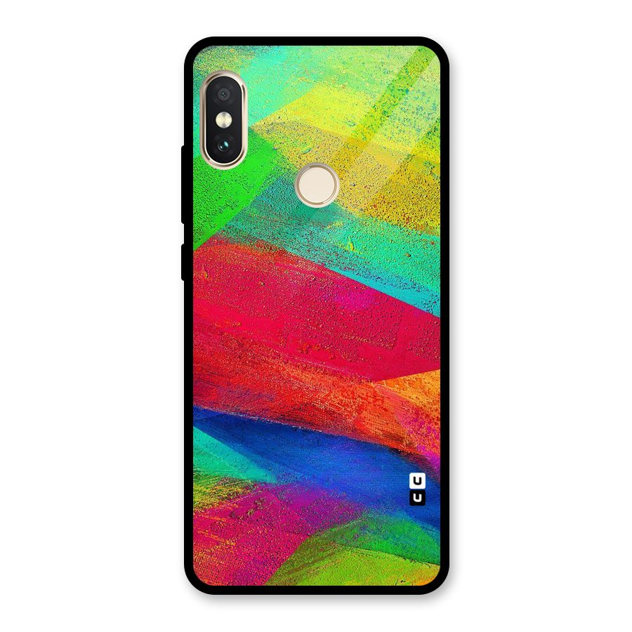 Paint Art Pattern Glass Back Case for Redmi Note 5 Pro
