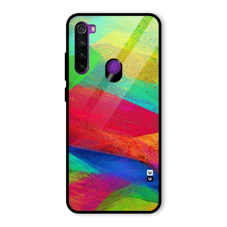 Paint Art Pattern Glass Back Case for Redmi Note 8