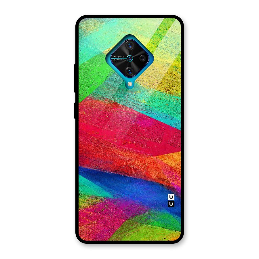 Paint Art Pattern Glass Back Case for Vivo S1 Pro