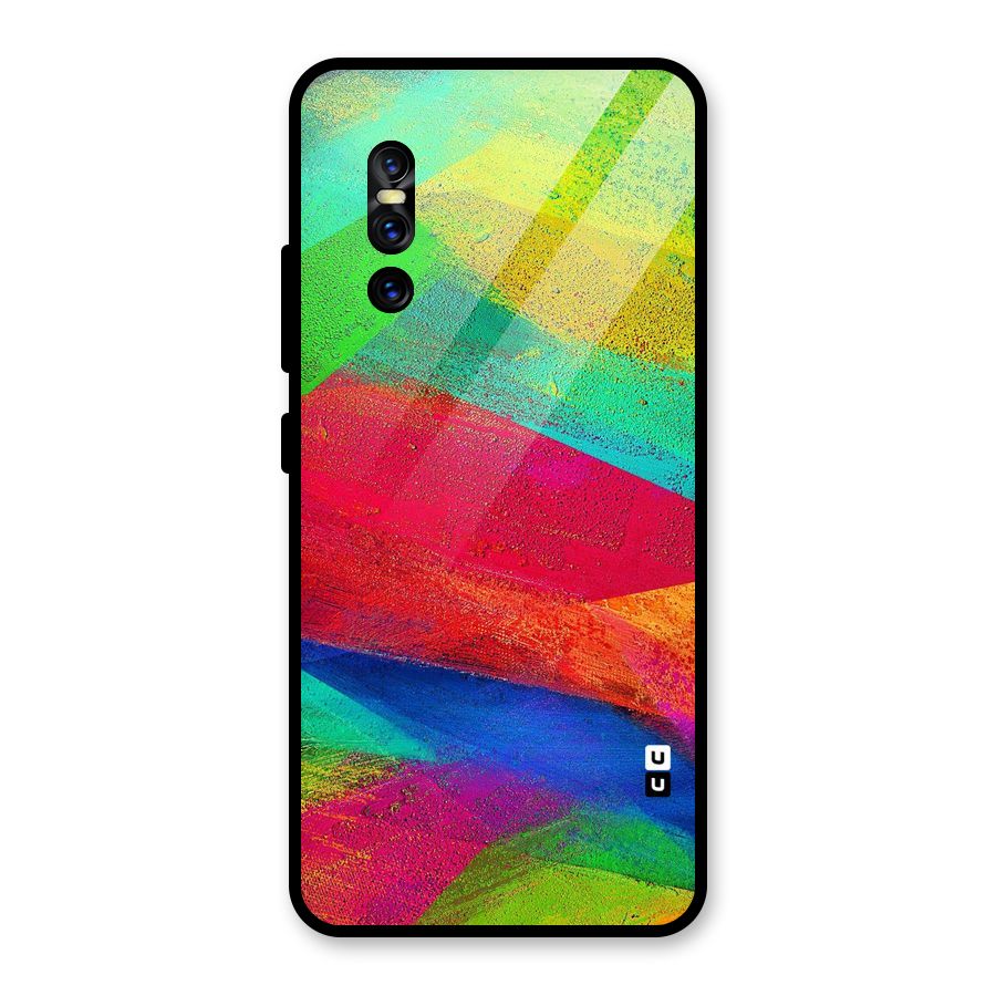 Paint Art Pattern Glass Back Case for Vivo V15 Pro