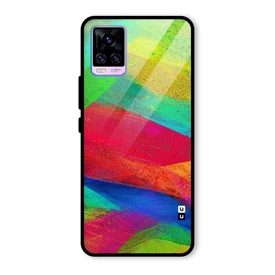Paint Art Pattern Glass Back Case for Vivo V20 Pro