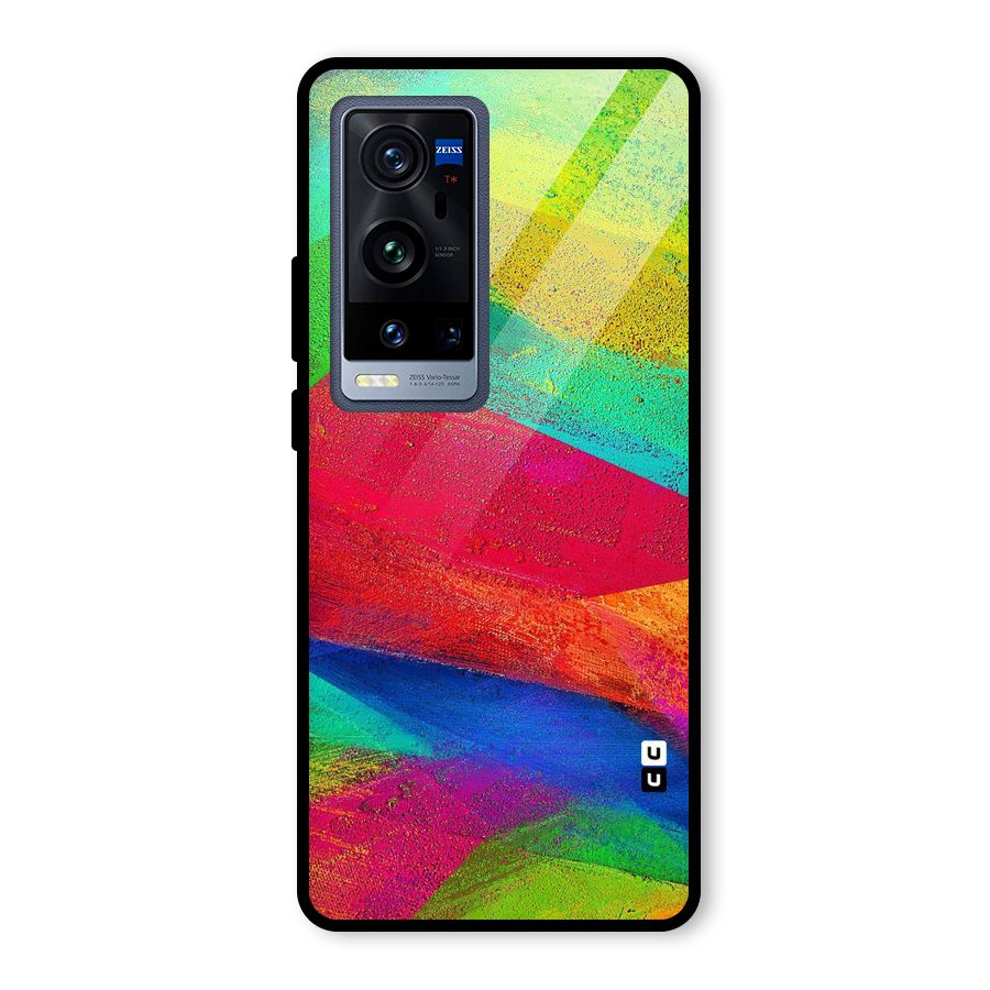 Paint Art Pattern Glass Back Case for Vivo X60 Pro Plus