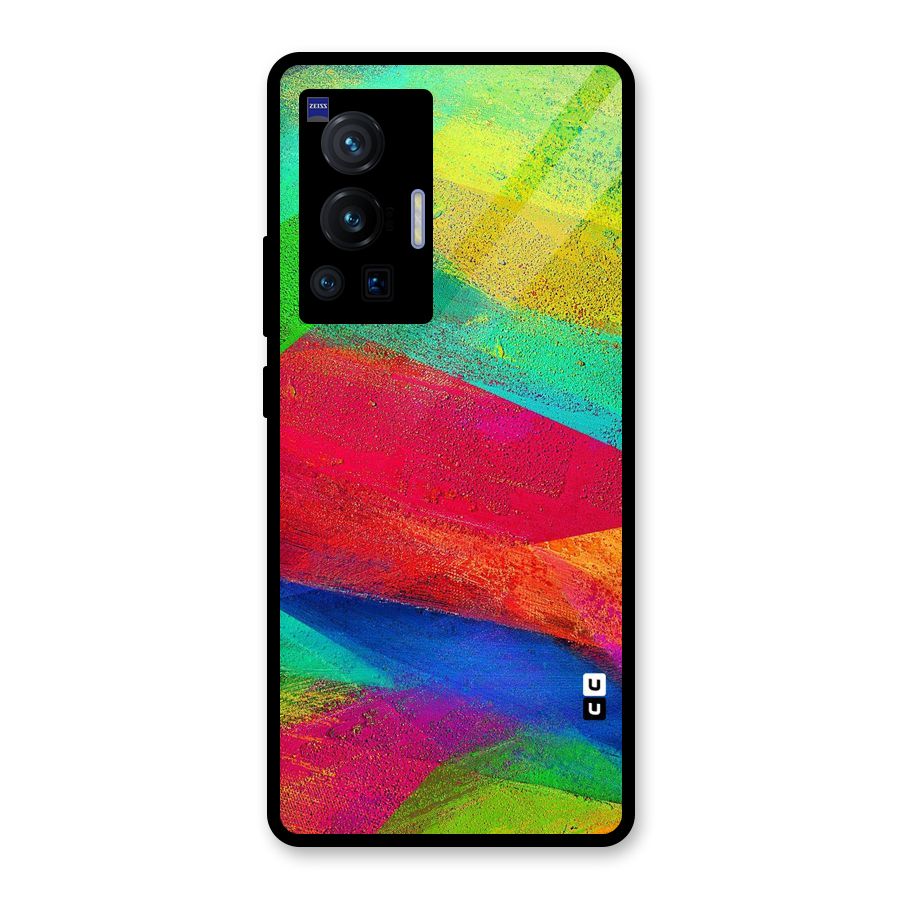 Paint Art Pattern Glass Back Case for Vivo X70 Pro