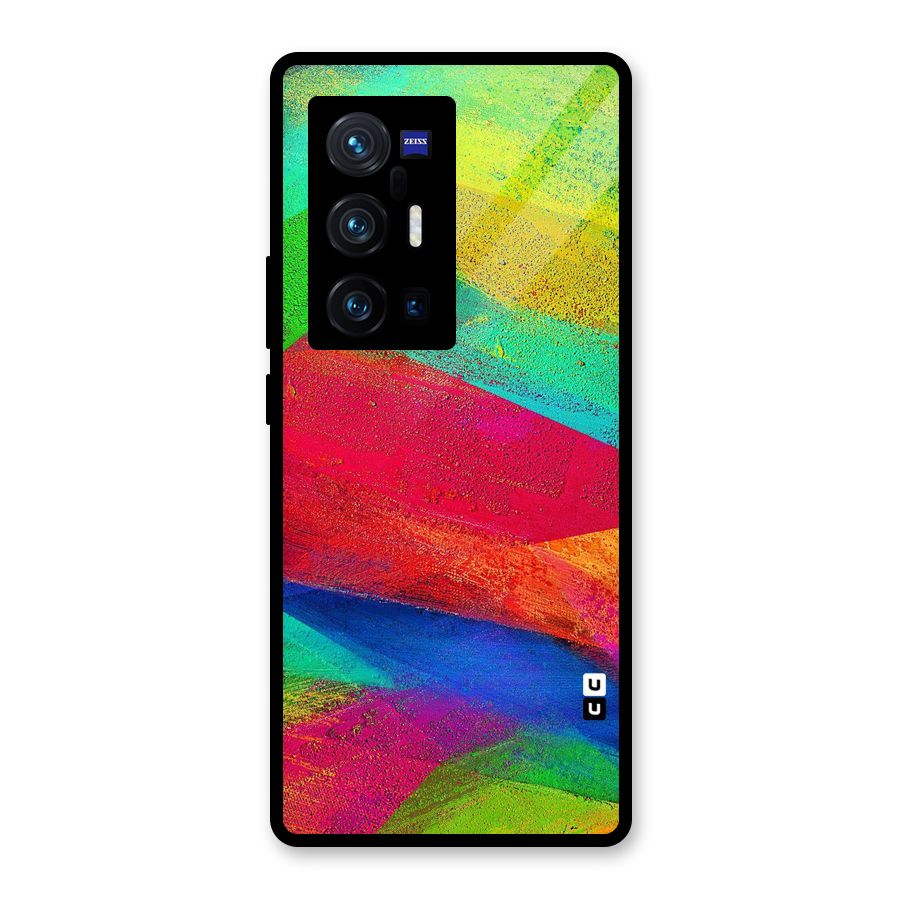 Paint Art Pattern Glass Back Case for Vivo X70 Pro Plus
